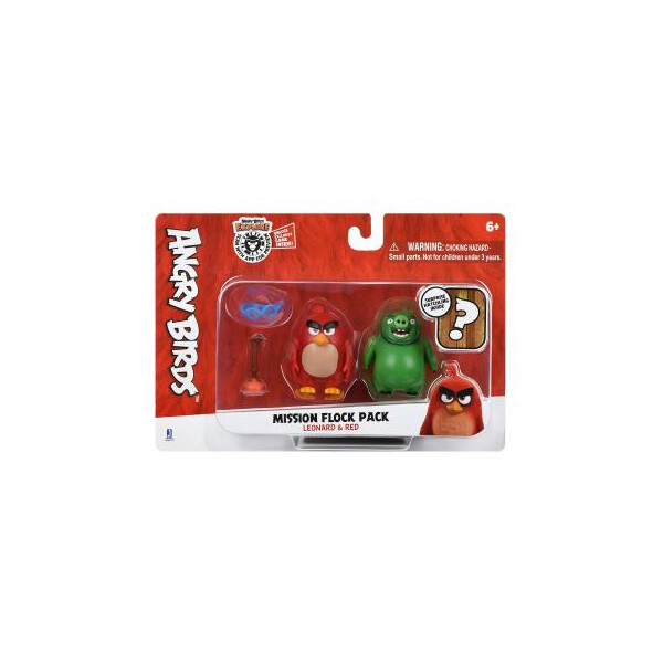 

Фигурка Jazwares Angry Birds ANB Mission Flock Ред та Леонард (ANB0010)