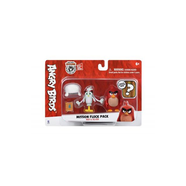 

Фигурка Jazwares Angry Birds ANB Mission Flock Ред та Сільвер (ANB0007)