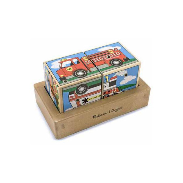 

Кубики Melissa&Doug Машинки (MD1272)