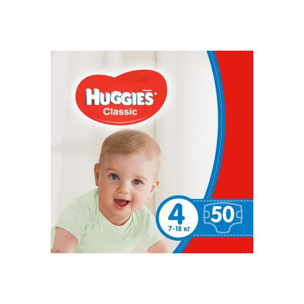 

Подгузник Huggies Classic 4 Jumbo 50 шт (5029053543147)