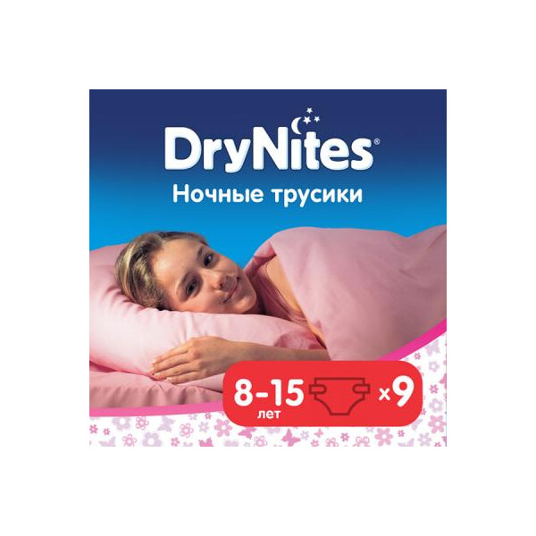

Подгузник Huggies DryNites для девочек 8-15 лет 9 шт (5029053527604)