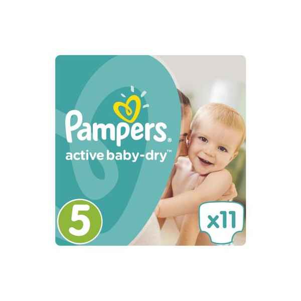 

Подгузник Pampers Active Baby-Dry Junior Размер 5 (11-18 кг), 11 шт (4015400647577)
