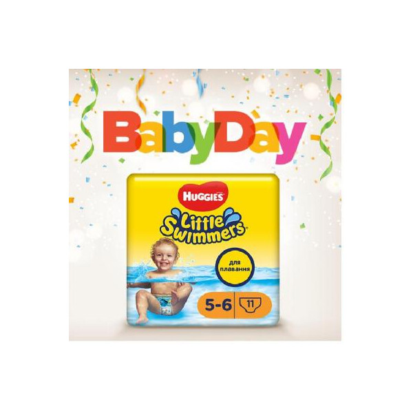 

Подгузник Huggies Little Swimmer 5-6 (12-18 кг) 11 шт (5029053538426)