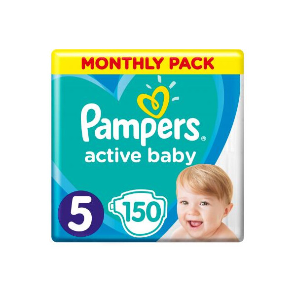 

Подгузник Pampers Active Baby Junior Размер 5 (11-16 кг) 150 шт. (8001090910981)