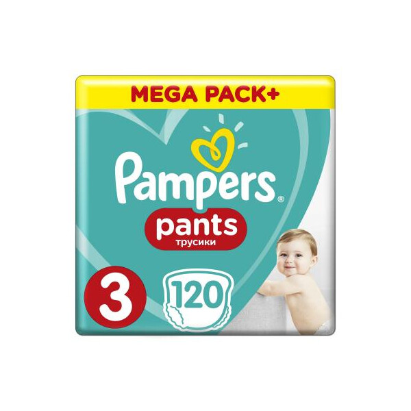 

Подгузник Pampers трусики Pants Midi Размер 3 (6-11 кг), 120 шт (4015400697527)