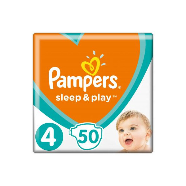 

Подгузник Pampers Sleep & Play Maxi Размер 4 (9-14 кг), 50 шт (8001090669056)