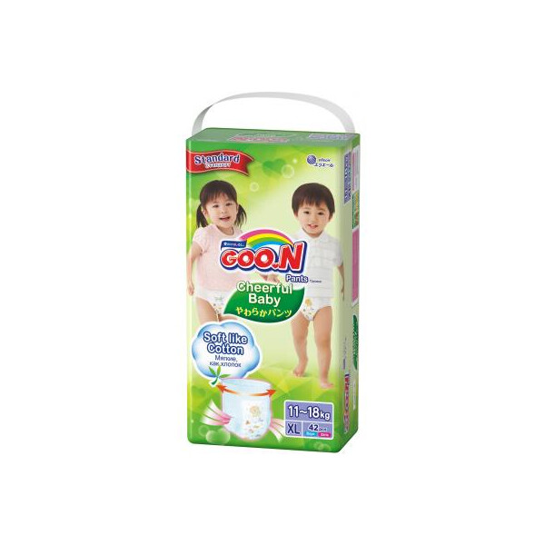 

Подгузник Cheerful Baby Трусики 11-18 кг XL, унисекс, 42 шт (853882)