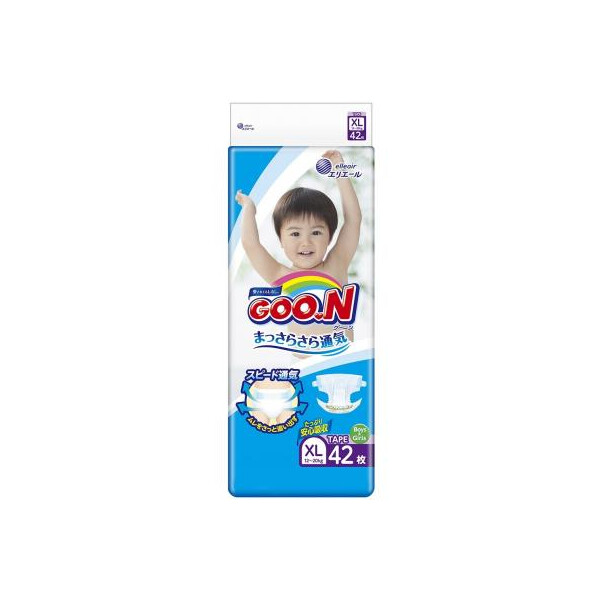 

Подгузник GOO.N 12-20 кг, XL, 42 шт унисекс (853945)