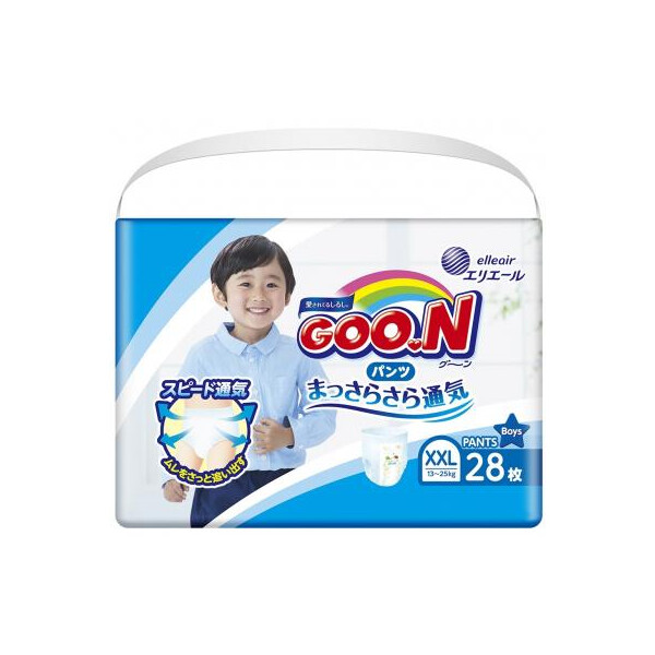

Подгузник GOO.N для мальчиков 13-25 кг, XXL 28 шт (853884)