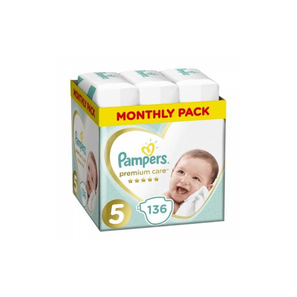 

Подгузник Pampers Premium Care Junior Размер 5 (11-16 кг), 136 шт (8001090959690)