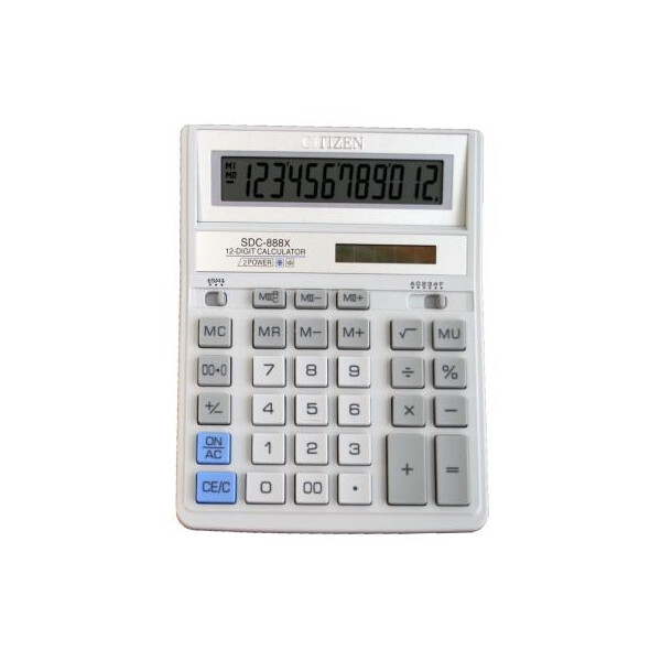 

Калькулятор Citizen SDC-888XWH (1303XWH)