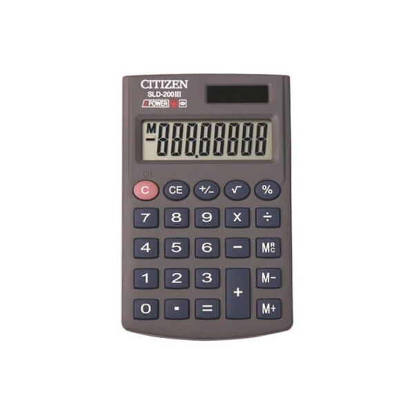 

Калькулятор Citizen SLD-200 (III) (SLD-200)