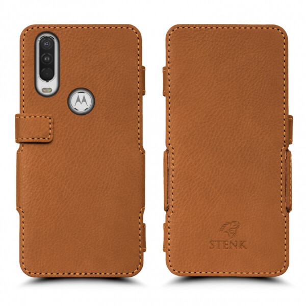 

Чехол книжка Stenk Prime для Motorola One Action Camel (64754)