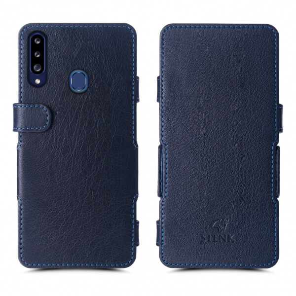 

Чехол книжка Stenk Prime для Samsung Galaxy A20s Синий (64643)
