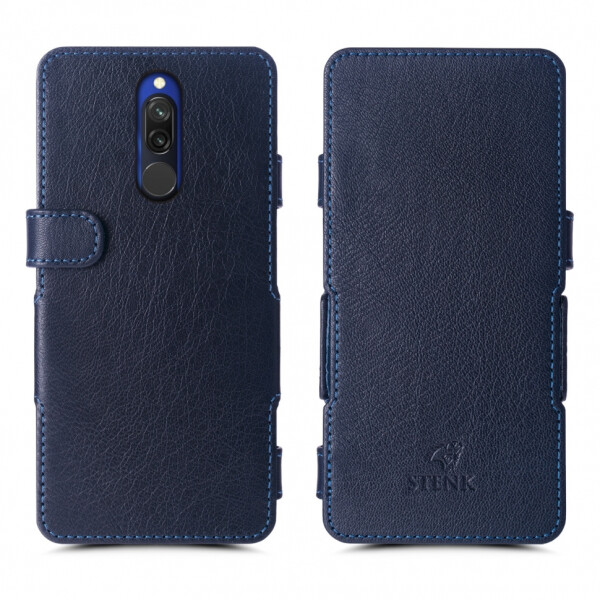 

Чехол книжка Stenk Prime для Xiaomi Redmi 8 Синий (64650)