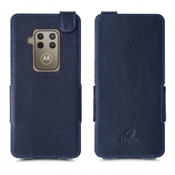 

Чехол флип Stenk Prime для Motorola One Zoom Синий (64656)