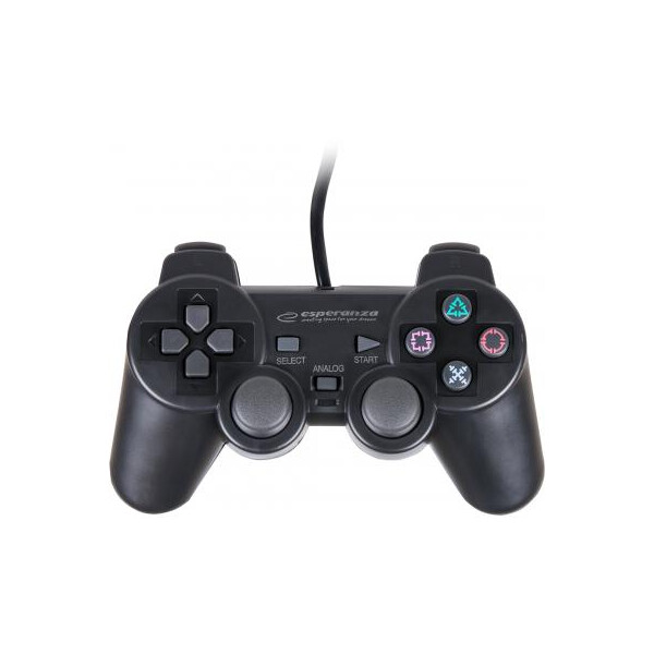 

Геймпад Esperanza Vibration gamepad PS2/PS3/PC USB (EG106)