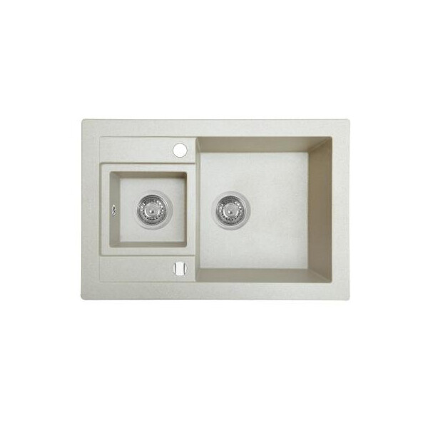 

Кухонная мойка PERFELLI GRANZE PGG 506-67 LIGHT BEIGE