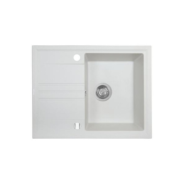 

Кухонная мойка PERFELLI SILVE PGS 134-64 WHITE