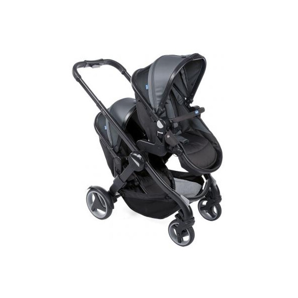 

Коляска Chicco Fully Twin Черно-серая (79003.85)