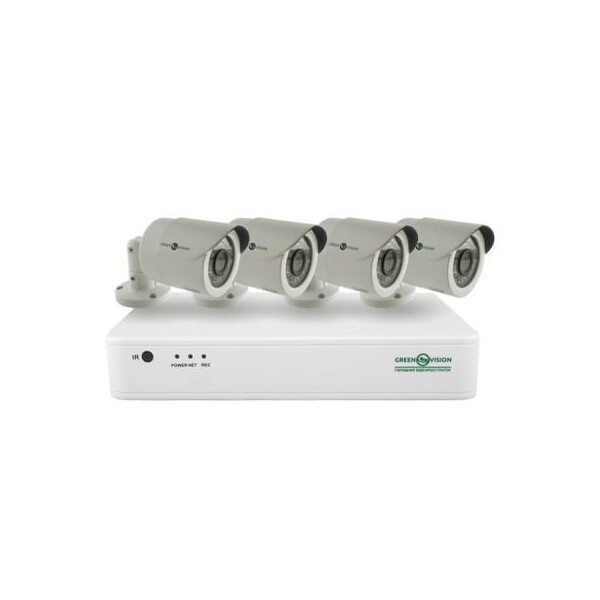 

Комплект видеонаблюдения GreenVision GV-IP-K-S31/04 1080P (9420)
