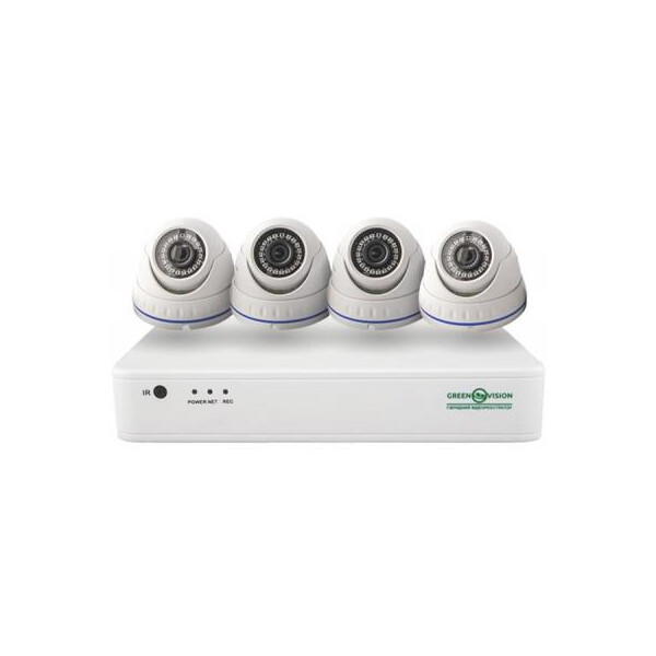 

Комплект видеонаблюдения GreenVision GV-IP-K-S30/04 1080P (9419)