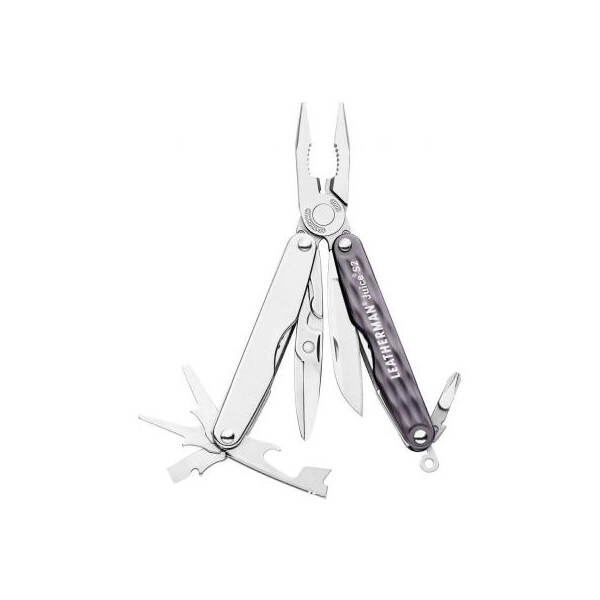 

Мультитул LEATHERMAN Juice S2- GRANITE GRAY, кожаный чехол, подарочная коробка (831985)