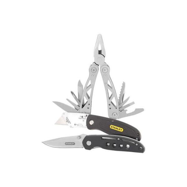 

Мультитул Stanley 12 в 1 + скалдной нож + выдвижной нож (STHT0-71029)
