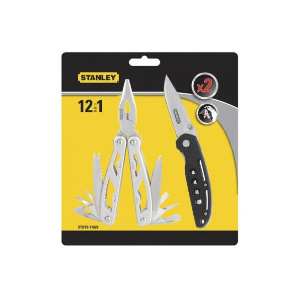 

Мультитул Stanley 12 в 1 + складной нож (STHT0-71028)