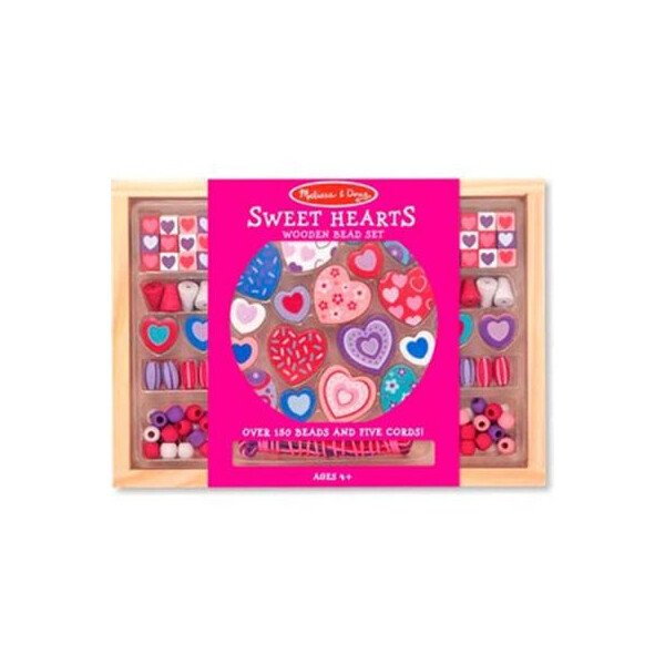 

Набор для творчества Melissa&Doug бусинки "Сердечки" (MD4175)