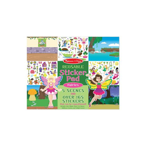 

Набор для творчества Melissa&Doug многоразовые наклейки "Феи" (MD8603)