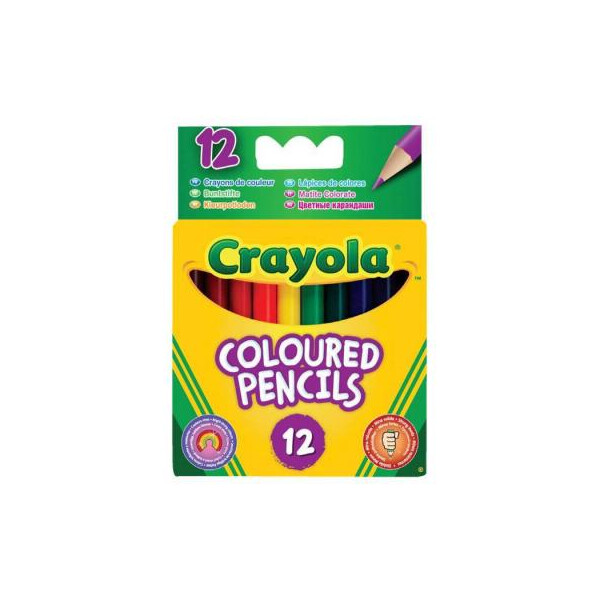

Набор для творчества Crayola 12 коротких цветных карандашей (4112)
