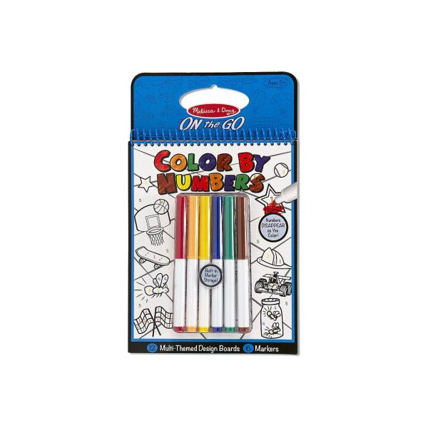 

Набор для творчества Melissa&Doug Цветная раскраска по номерам голубая (MD5378)