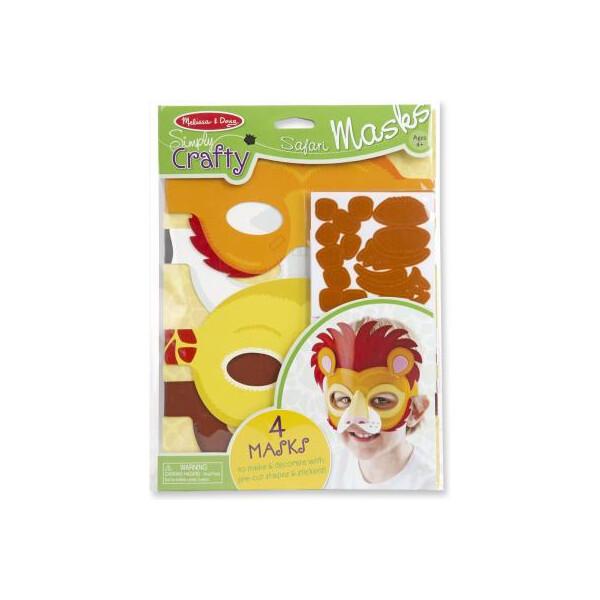 

Набор для творчества Melissa&Doug Маски Сафари (MD9478)