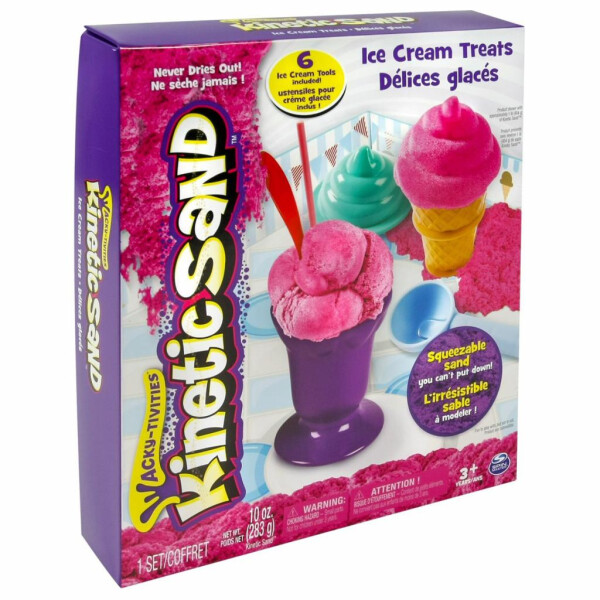 

Набор для творчества Wacky-Tivities Kinetic Sand Ice Cream Розовый (71417-1)