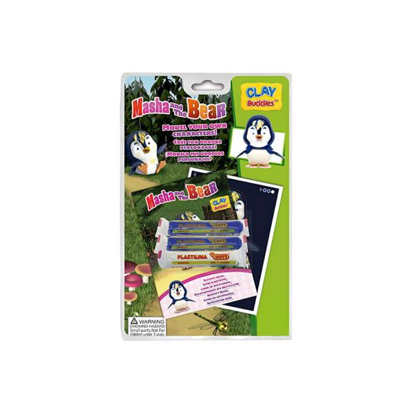 

Набор для творчества CLAY Buddies Маша и Медведь Пингвин базовый (309018)