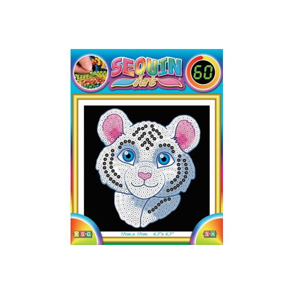 

Набор для творчества Sequin Art 60 White Tiger (SA1326)