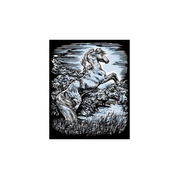 

Набор для творчества Sequin Art ARTFOIL SILVER Stallion (SA1033)