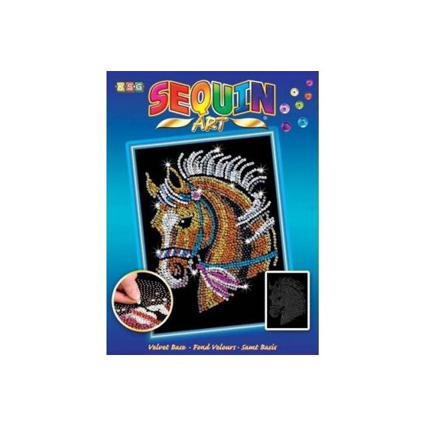 

Набор для творчества Sequin Art BLUE Horse (SA1517)