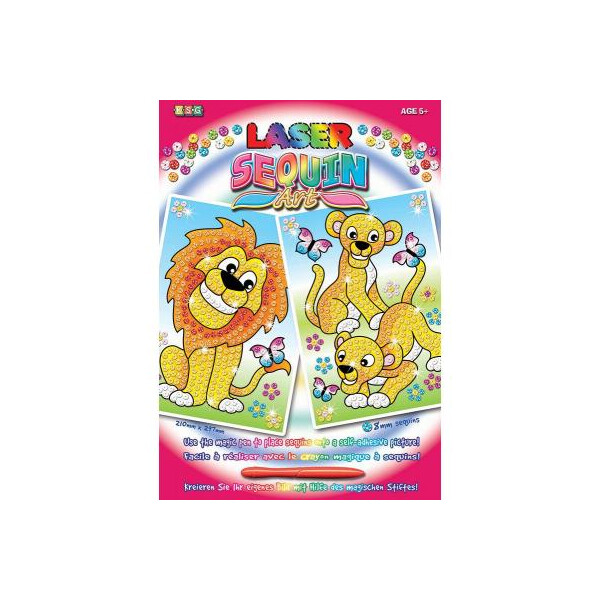 

Набор для творчества Sequin Art LASER Lions (SA1318)