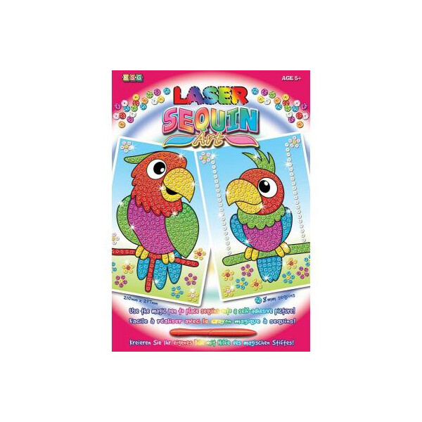

Набор для творчества Sequin Art LASER Parrots (SA1319)