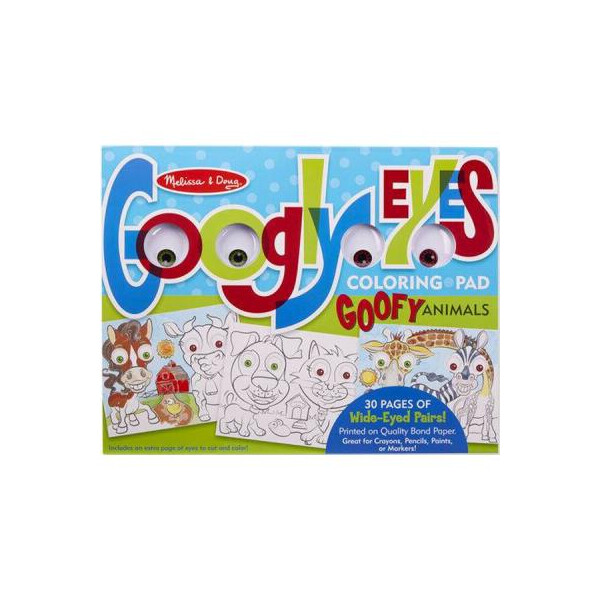 

Набор для творчества Melissa&Doug Раскраска с глазами Животные (MD15165)