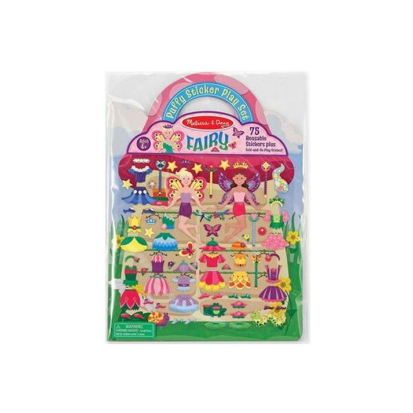 

Набор для творчества Melissa&Doug Объемные многоразовые наклейки Феи (MD19414)