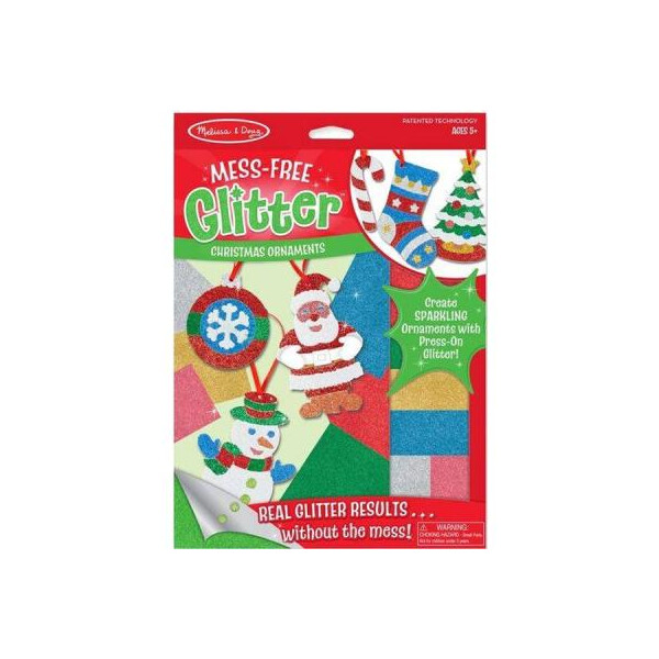 

Набор для творчества Melissa&Doug Объемные блестящие наклейки Рождественские украшения (MD19503)
