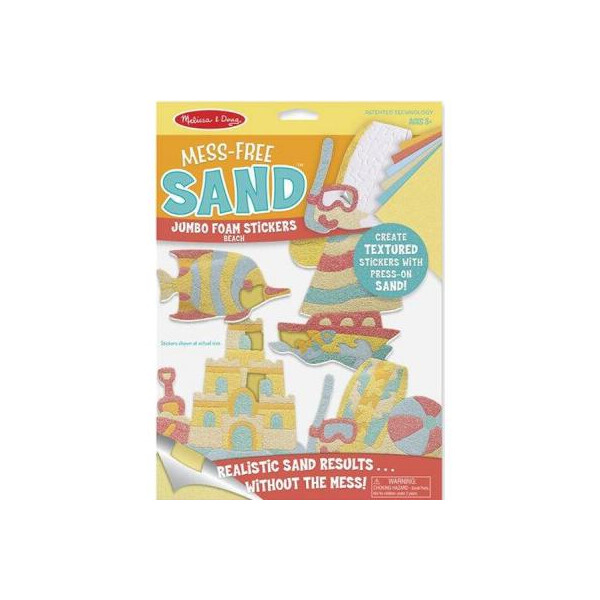

Набор для творчества Melissa&Doug Объемные блестящие наклейки Пляж (MD30042)