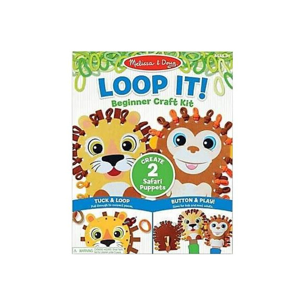 

Набор для творчества Melissa&Doug Бумажный кукольный театр Сафари (MD30186)