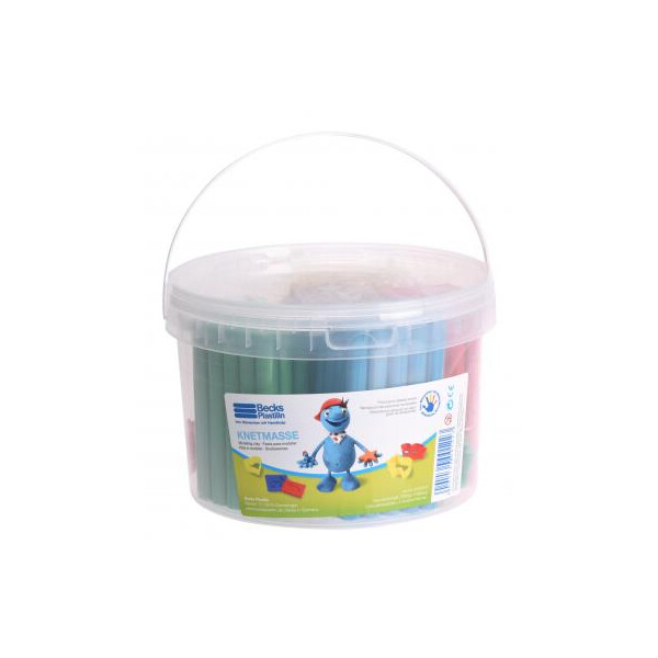 

Набор для творчества Becks Plastilin Набор пластилина 3 кг 6 цветов в ведерке (B100375)