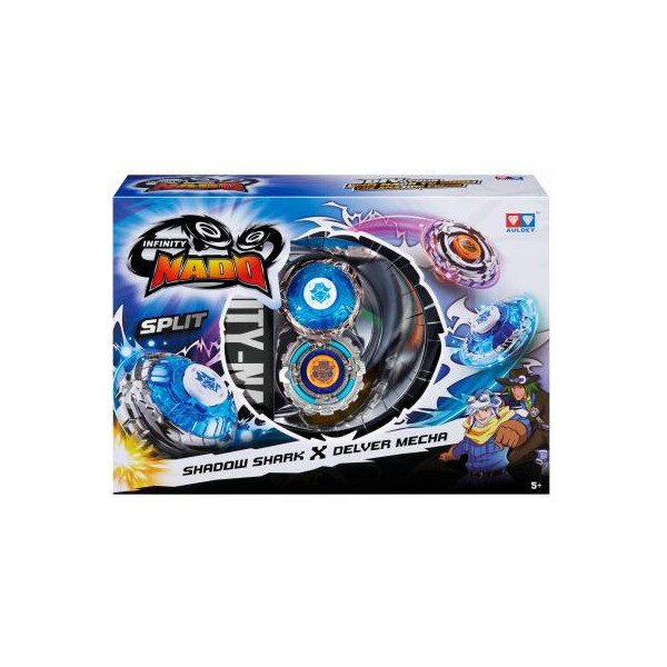 

Волчок AULDEY Infinity Nado Shadow Shark и Delver Mecha с устр. запуска (YW624602)