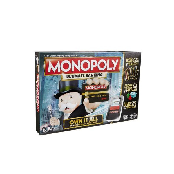 

Настольная игра Hasbro Монополия с банковскими картами обновленная (русский язык) (B6677)