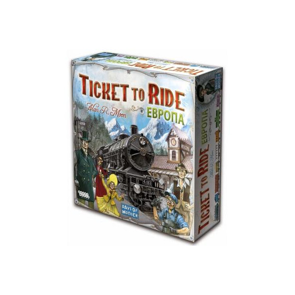 

Настольная игра Hobby World Ticket to Ride: Европа (3-е рус. изд.) (1032)